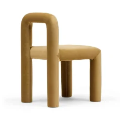 Hot Horgans Zara Dining Chair Sand Sand Velvet