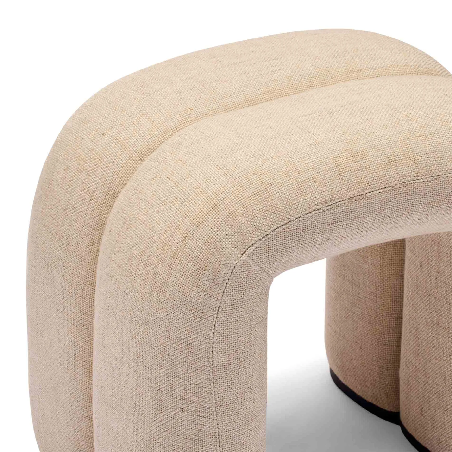 Online Horgans Zara Ottoman Small Ivory