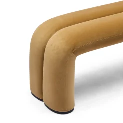 Outlet Horgans Zara Ottoman Sand Large Sand Velvet